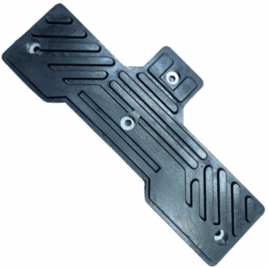 Borracha Lateral Descolador/Destalonador Pneus 04 Furos Preta Universal